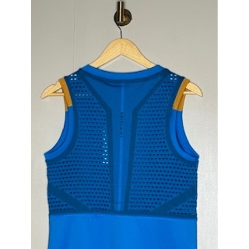 Adidas Tennis Dress Blue Sleeveless Athletic A-Line Size L NWT‎ - Picture 6 of 9